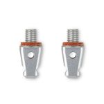 Rycote 2 X 3/8” Male PCS Tips w/ leather washers fitted